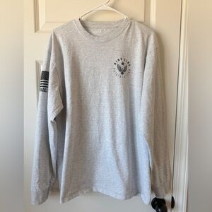 Nine Line Apparel Men's Long Sleeve Shirt - Light Gray